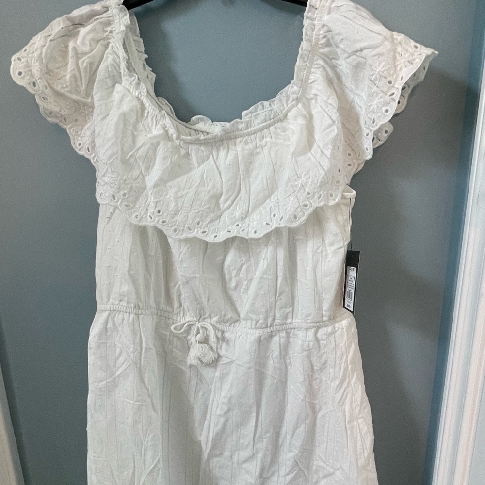 NWT Art Class Girls White Dress